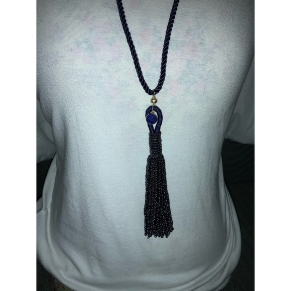 Tommy Bahama Beachy Beads Tassel Navy Blue NWT. - Picture 1 of 4